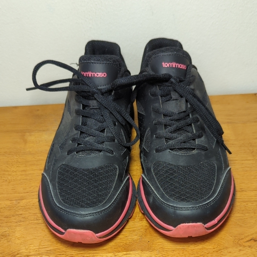 Tommaso Venezia Indoor Cycling Shoes with Cleats Black Pink Women's Size 10.5 - Picture 2 of 7